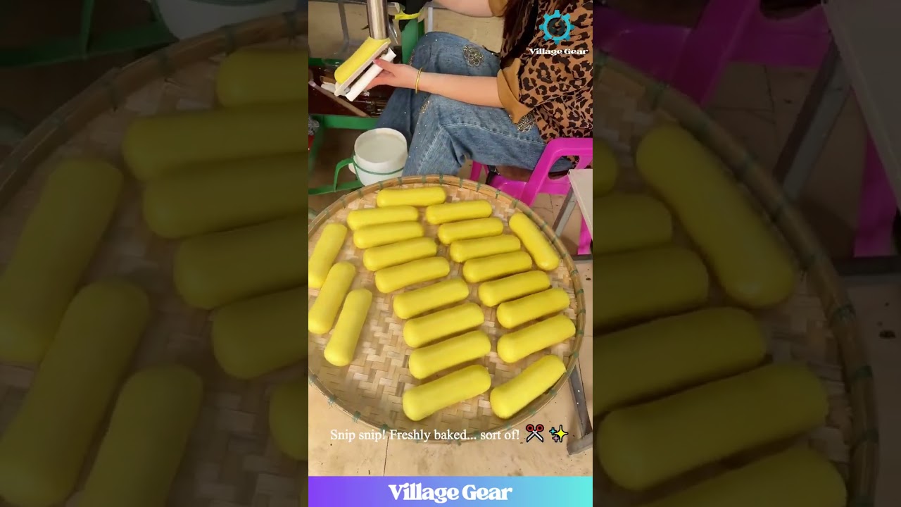 My Brain is SO HAPPY Watching These Forbidden Yellow Marshmallows Pop Out! 🤤 So Smooth! #satisfying