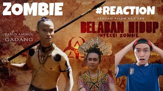 BELABAN HIDUP - INFEKSI ZOMBIE  Trailer | REACTION FILEM ZOMBIE PERTAMA IBAN