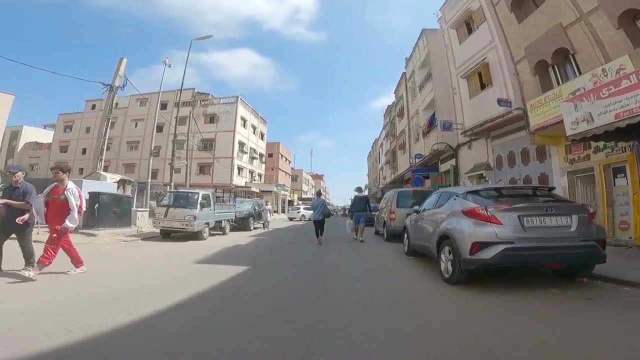 جولة في مدينة سلا ، حي الإنبعاث ، شارع إبن الهيتم ، شارع واد الرمان