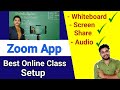 zoom class best setup | zoom app whiteboard setup | best online class setup | #zoomclass | chalktalk