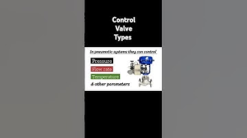 ☝️☝️Control Valve types #industrialautomation #controlvalve #instrumentation #electrical #plc #scada