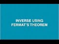 Mastering Modular Inverse with Fermat's Little Theorem 🔐 | Cryptography & Network Security