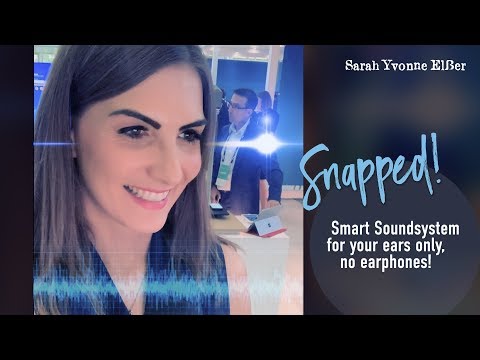 SNAPPED: Smart soundsystem - for your ears only, no earphones!