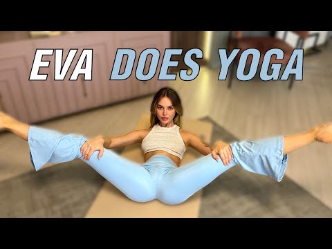 My new yoga pants | Simple Stretching | Eva Level | #yoga #stretching #leggings