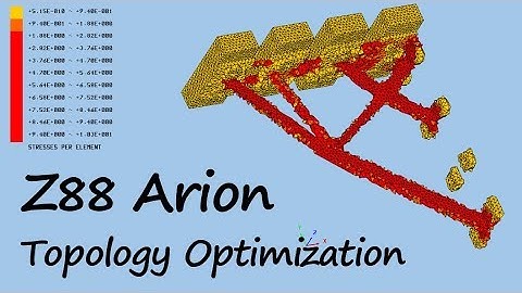 Z88 Arion Tutorial Topology Optimization of a rack column