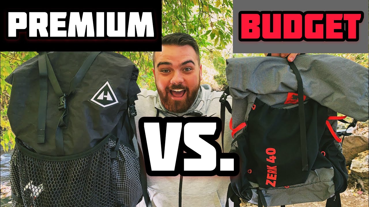 Best BUDGET backpacking pack vs premium backpacking pack. YouTube