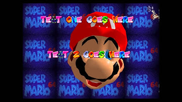 customizable titlescreen for your SM64 mod