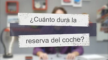 ¿Existe un depósito de gasolina de reserva en los coches?