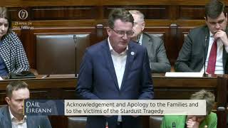 Dáil Éireann: Acknowledgement & Apology to the Families and Victims of the Stardust Tragedy -23APR24
