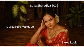 Durga Puja Look Ashtami Look Bong Model On Saree