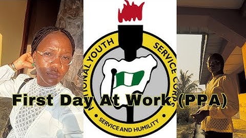 FIRST DAY AT WORK VLOG||NYSC PPA||CORPER TEACHER||ONDO STATE CORPER