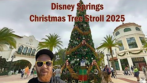 Disney Spring's Christmas Tree Stroll 2025