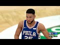 NBA 2K20 2020 NBA Playoffs Eastern Conference Philadelphia 76ers Vs Boston Celtics Game 2