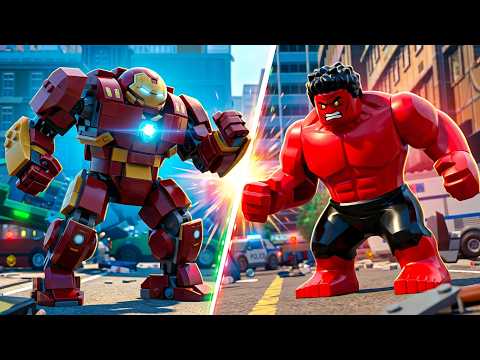 Can the Hulkbuster Stop Red Hulk's Rampage? (LEGO Marvel's Avengers)