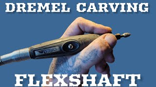How to make Dremel carving easier with the Dremel flexshaft.