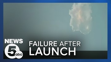 RAW: SpaceX giant rocket explodes minutes after launch from Texas