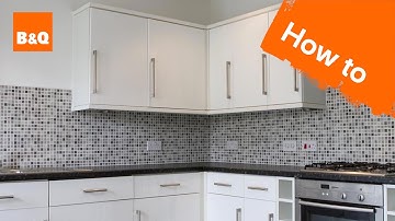 How to fit kitchen units part 2: fitting unit doors & handles