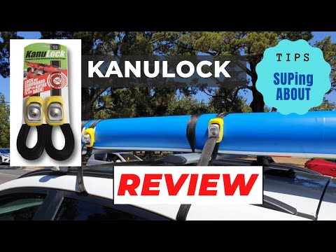 Kanulock roof rack straps: lockable straps to keep your paddle boards safe and secure!
