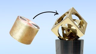 How to make Cubes in a Cube / Turners Cube from Bronze