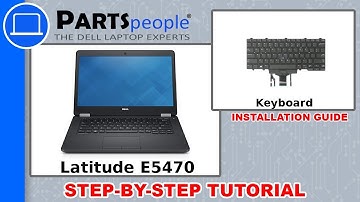 Dell Latitude E5470 (P62G001) Keyboard How-To Video Tutorial
