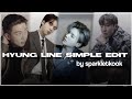 Hyung line simple edit #shorts