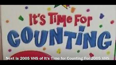 Next Is 2005 VHS of It’s Time For Counting