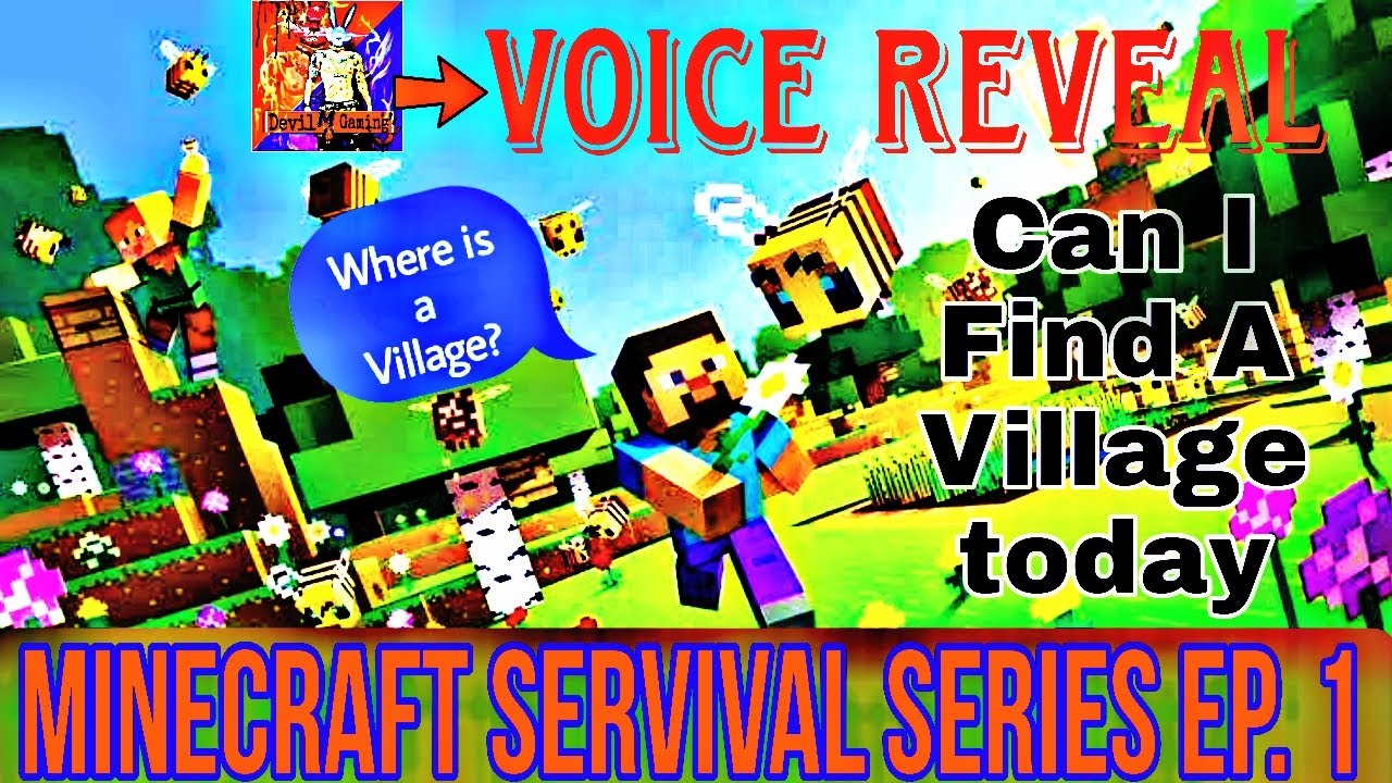 Can I Found A Village Today ? || Minecraft Servival Series EP. 1 ...