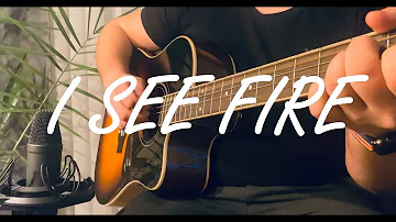 Ed Sheeran - I see fire (Acoustic karaoke)