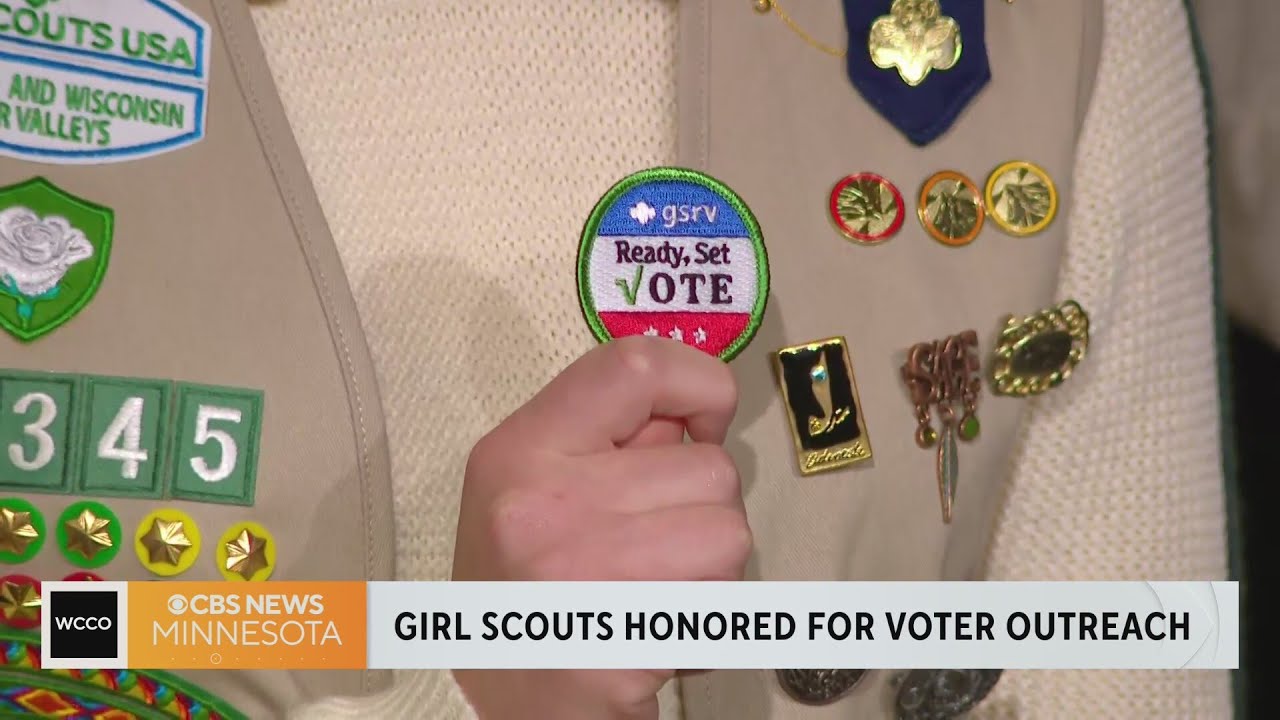 River Valleys Girl Scouts honored for voter outreach YouTube