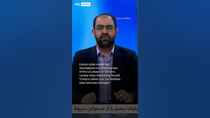 Iranian state media downplays US strikes