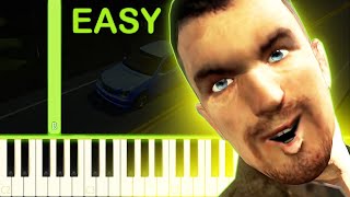 when radio doesn't work but you're beatboxer - EASY Piano Tutorial