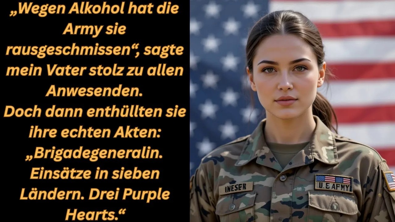 Die Armee warf sie wegen Trinkens hinaus rief mein Vater laut doch die nächsten Worte änderten al