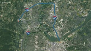 Alternate routes, toll costs during nine-day Sherman Minton Bridge closure