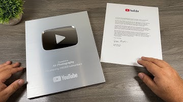 YouTube 100,000 Subscriber Creator Award Unboxing