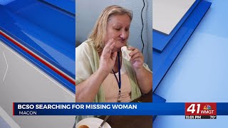 Investigators search for missing woman from Macon