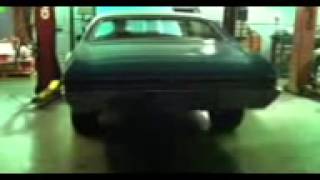 Butternut SS396 's New 2 inch Headers and 3 inch Exhaust.avi