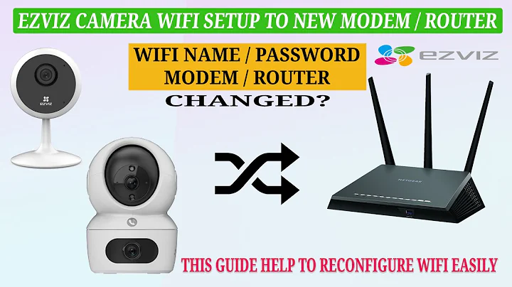 How to Change the WiFi Network for Your EZVIZ Cameras | H7C Dual Lens Indoor Camera Tutorial