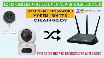 How to Change the WiFi Network for Your EZVIZ Cameras | H7C Dual Lens Indoor Camera Tutorial
