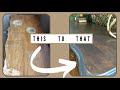 FB Marketplace Furniture Flip | Furniture Makeover | Trash to Treasure | water stain fix