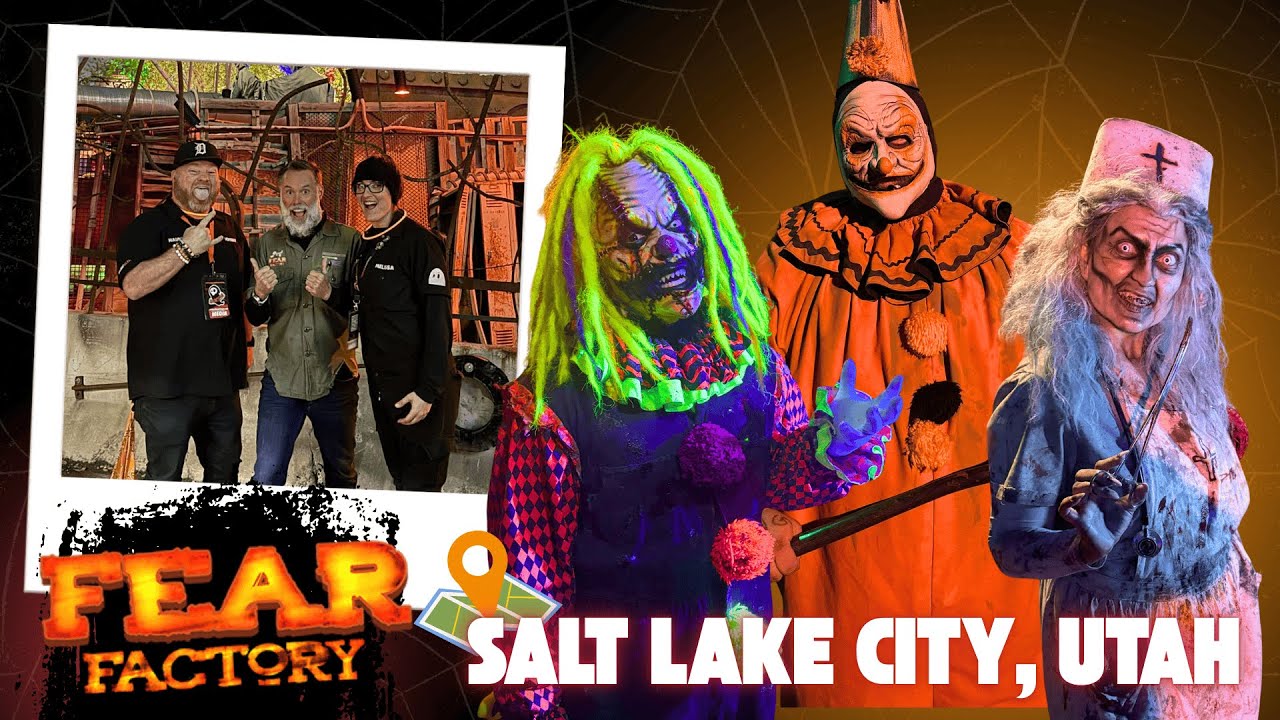 FEAR FACTORY SLC 2025 Haunted House Highlights in 4K +