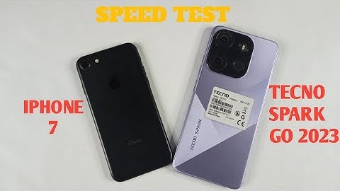 | iPhone 7 | Vs | Tecno Spark go 2023 | Speed Test | Comparision 2023