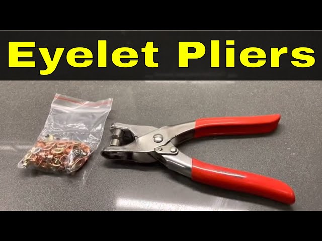 Arrow Eyelet Pliers Review-Comes With 100 Eyelets 