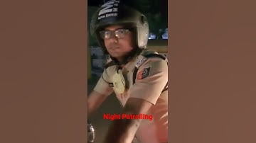 DSP during Night Patrol.. #motivation #wbcs #westbengalpolice #dsp #sdpo