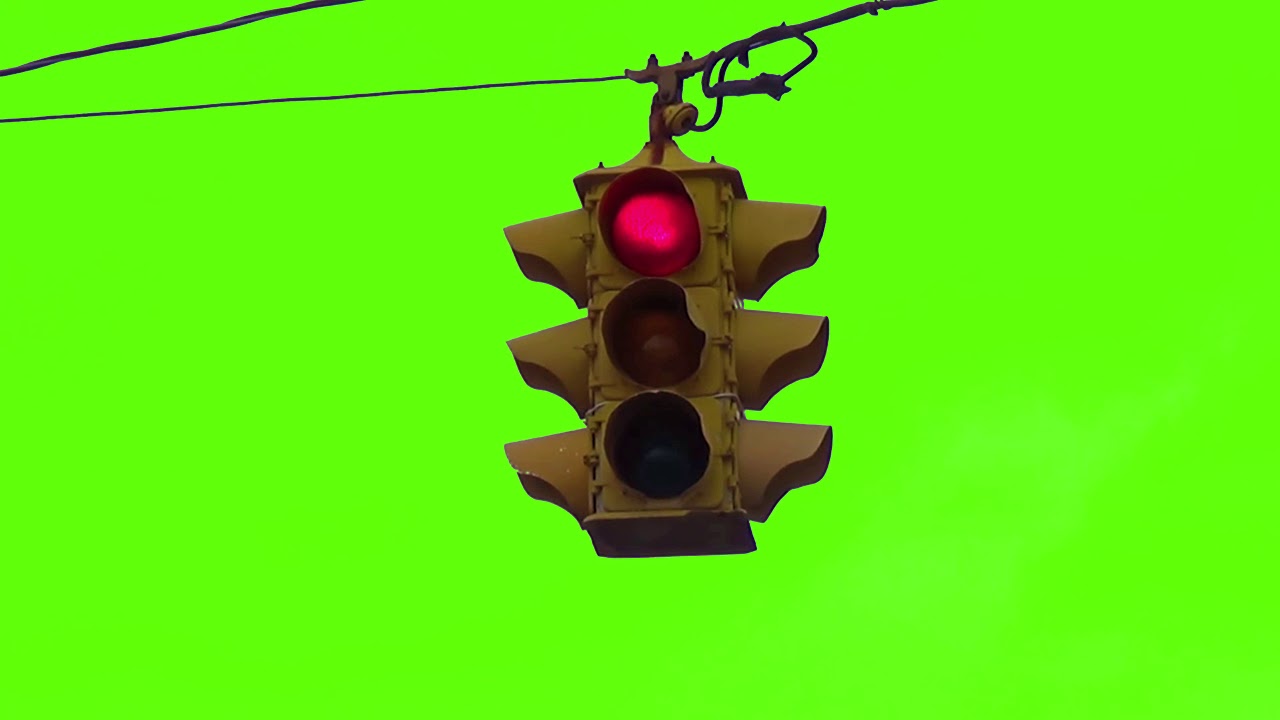 Green Screen American Style Traffic Lights Real Life [FREE USE] YouTube