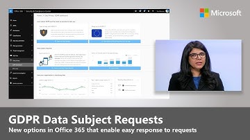 Respond to GDPR Data Subject Requests with confidence in Office 365