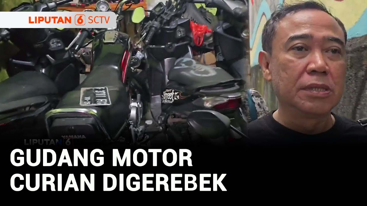 Gudang Motor Curian Digerebek | Liputan 6