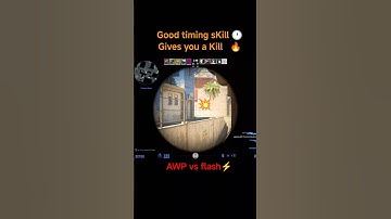 CS2 - Exact timing sKill gives u a Kill - AWP vs getting flashed :) #cs2 #csgo #cs2clips