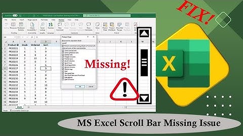 Scroll Bar Missing in Excel? Top 6 Solutions Revealed! | Excel Tech & Tricks