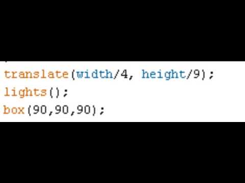 Coding with squiva - 3D graphics(old video)