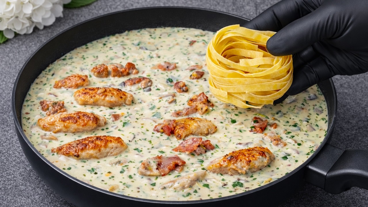 It's so delicious that you'll want to cook it every day! A pasta recipe that takes just 10 minutes